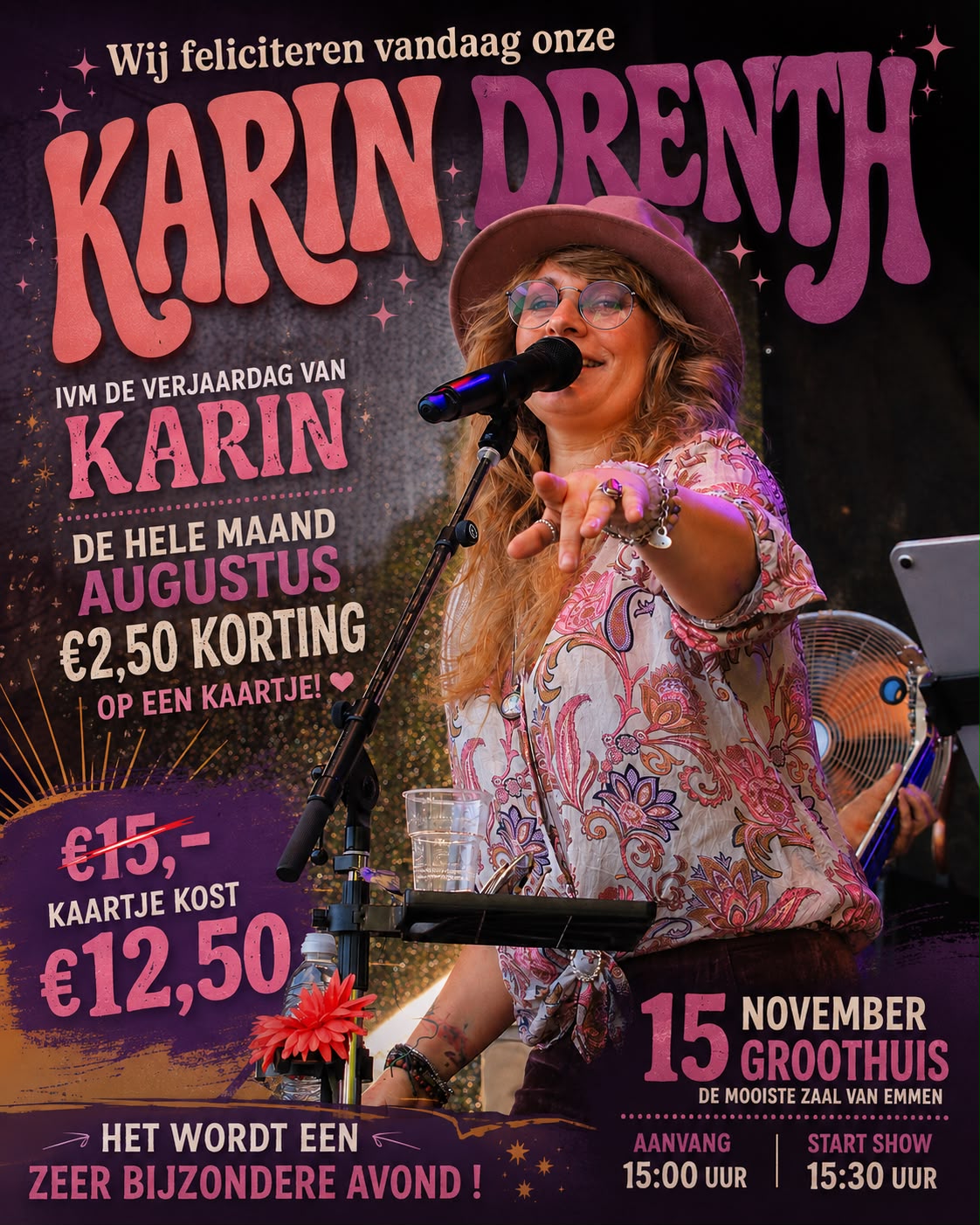 karin jarig is korting